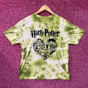 Harry Potter Deathly Hallows Part 2 Tie Dye T-Shirt XL